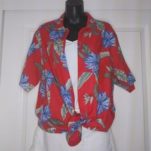 H&M Tropical Button up